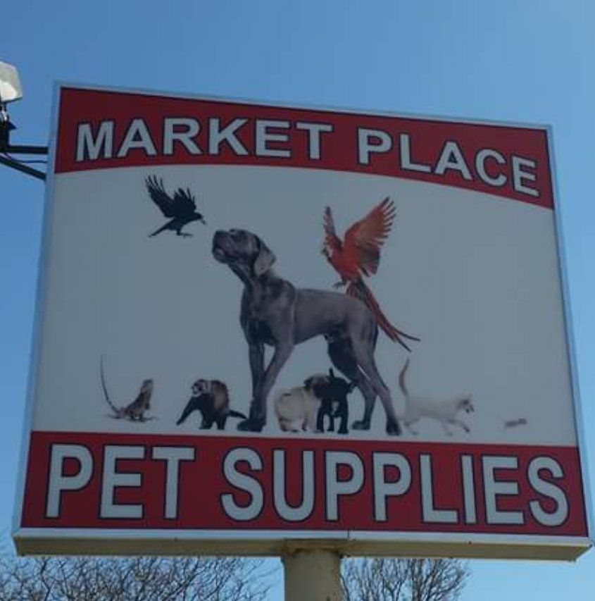 Market Place Pet Supplies sign
